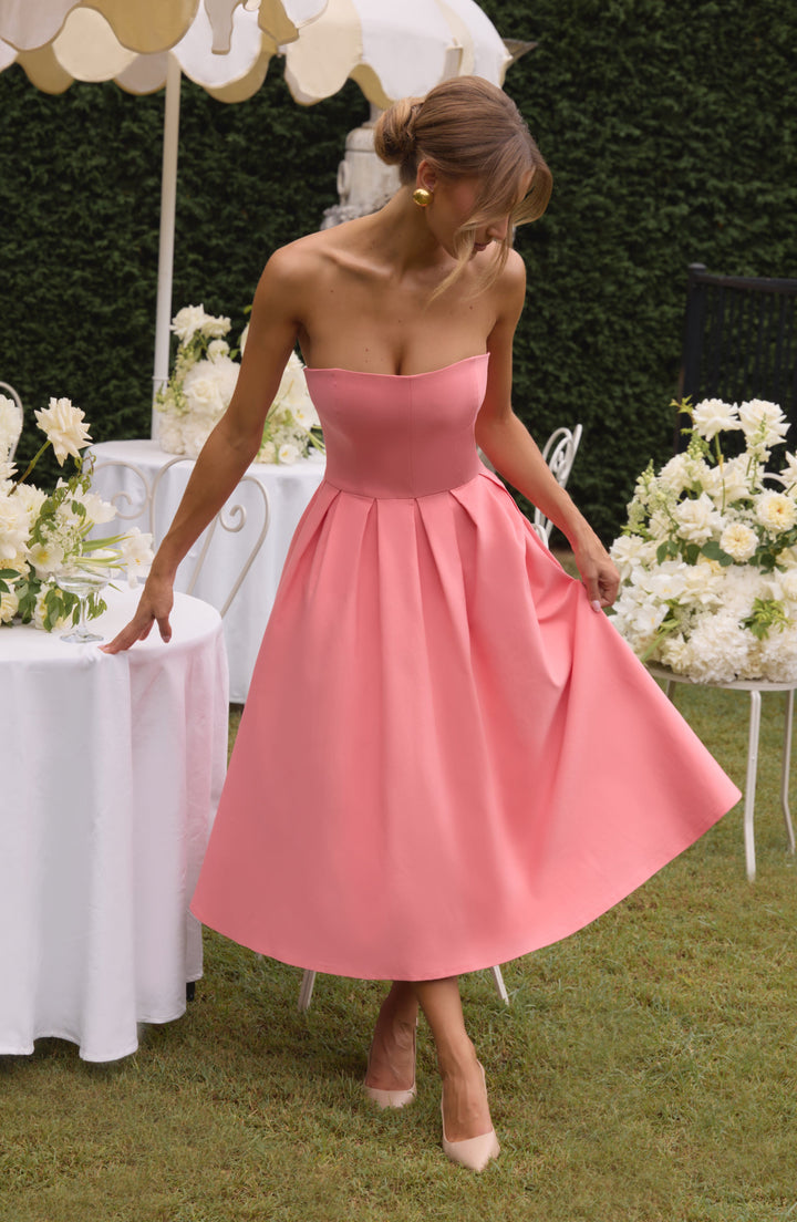 Edith Midi Dress — Rosa Coral