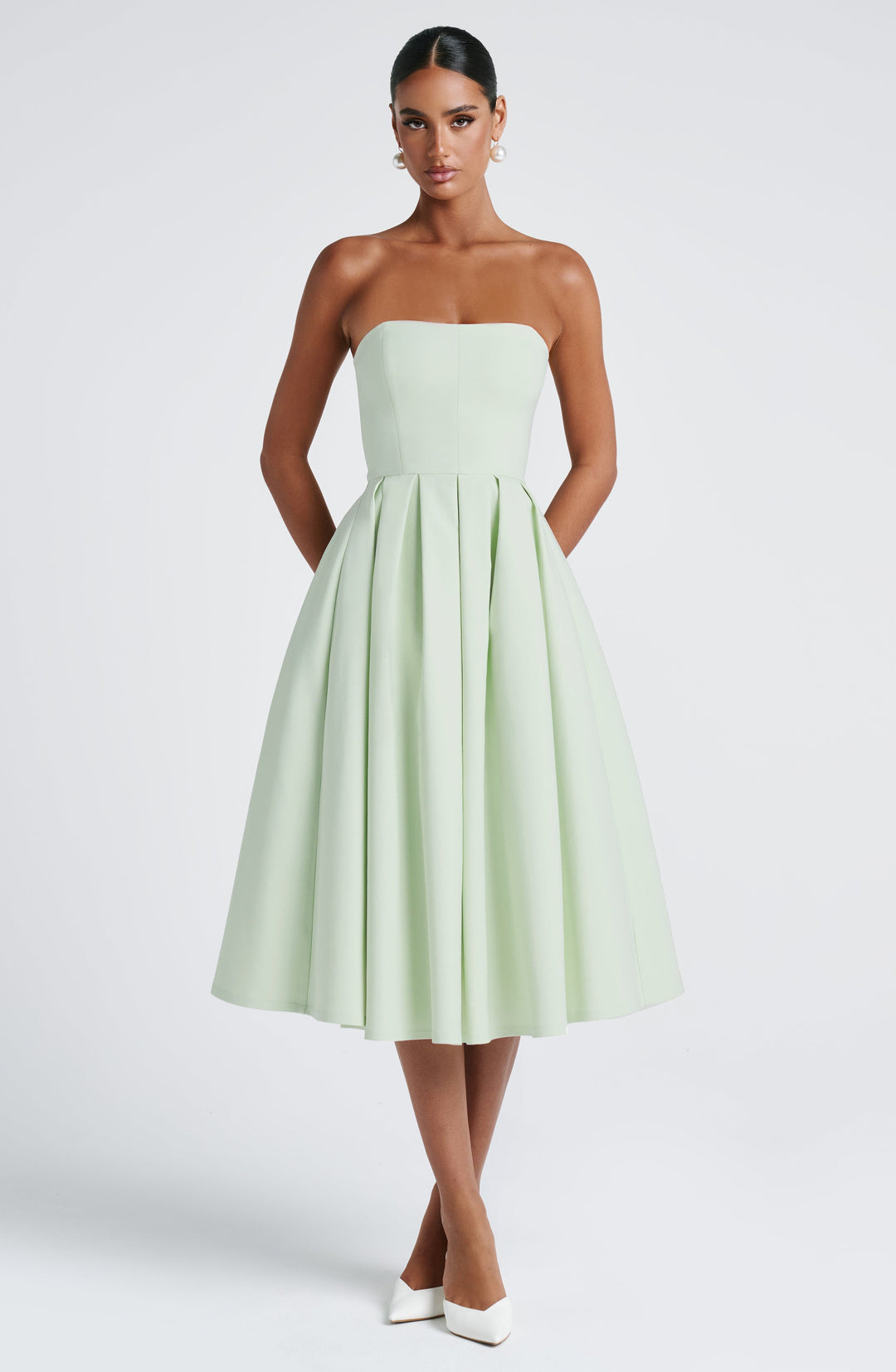 Edith Midi Dress — Menta