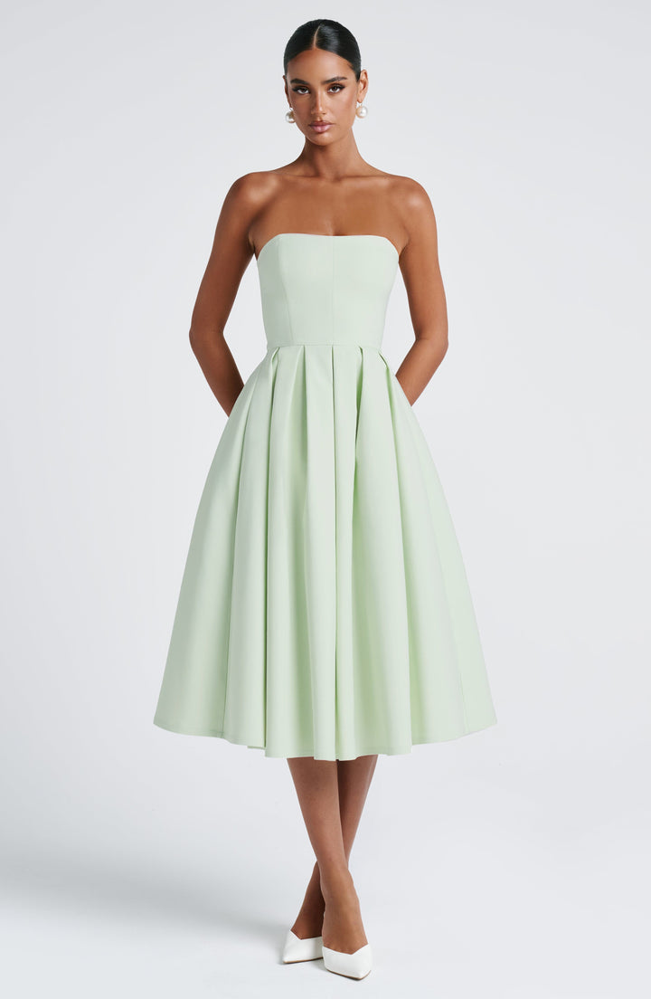 Edith Midi Dress — Menta