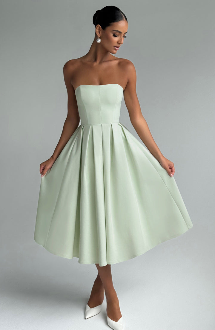 Edith Midi Dress — Menta