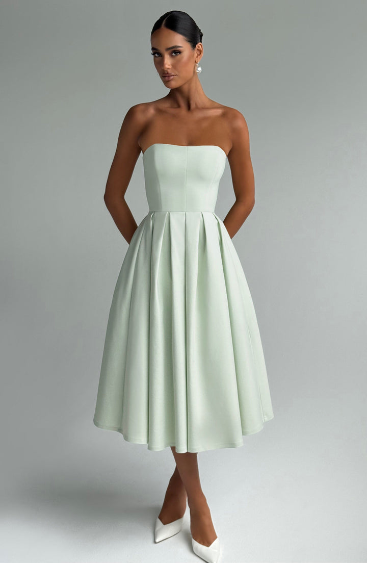 Edith Midi Dress — Menta