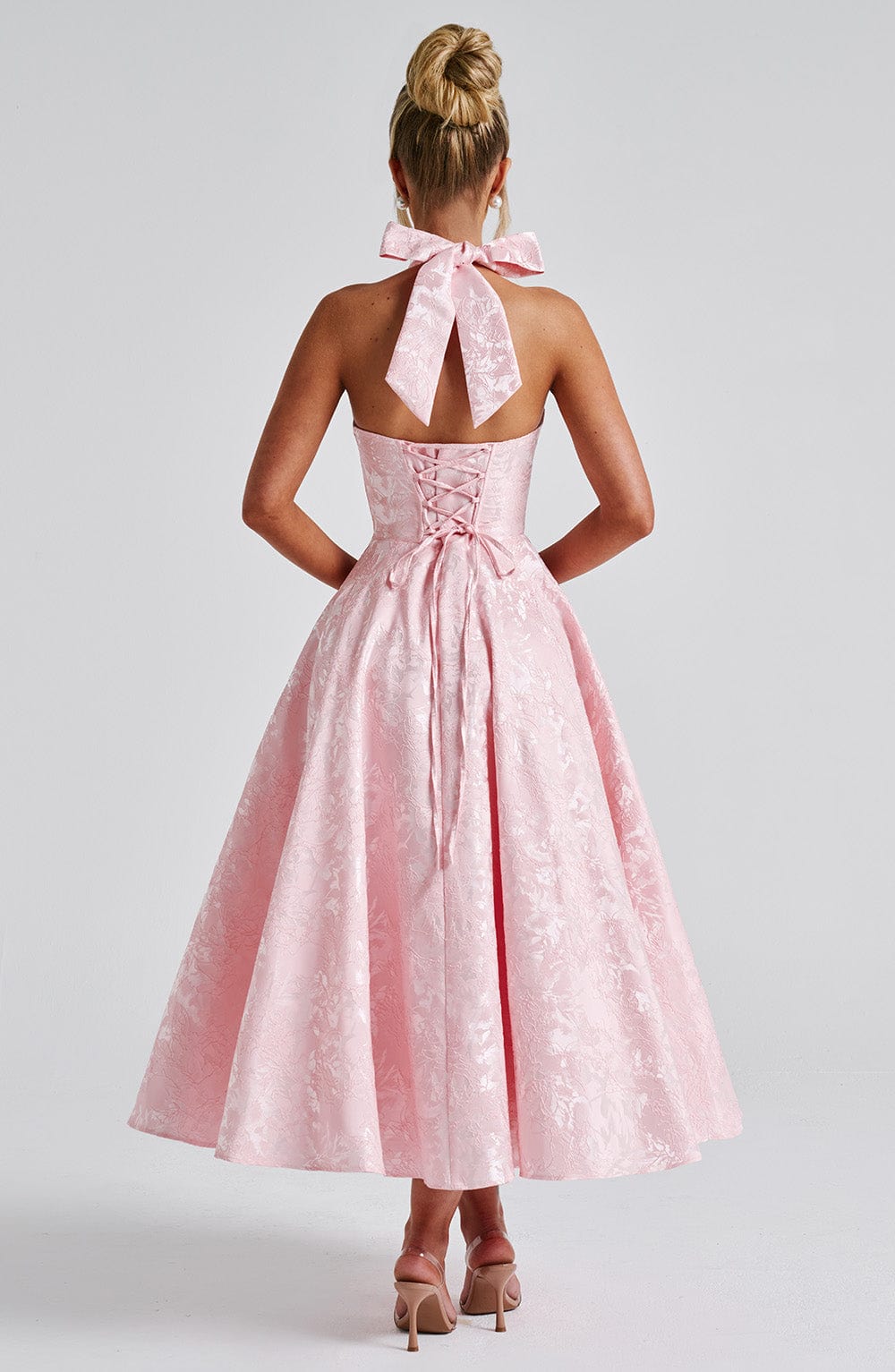 Effie Midi Dress — Rosa Blush