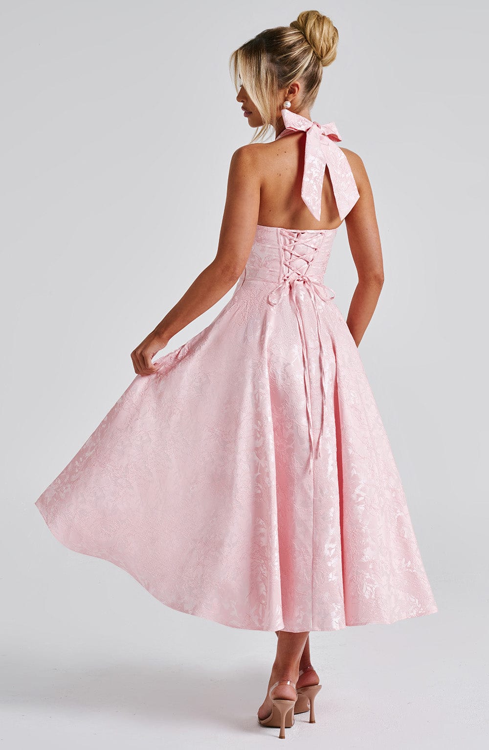 Effie Midi Dress — Rosa Blush