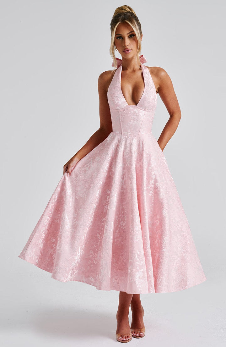 Effie Midi Dress — Rosa Blush