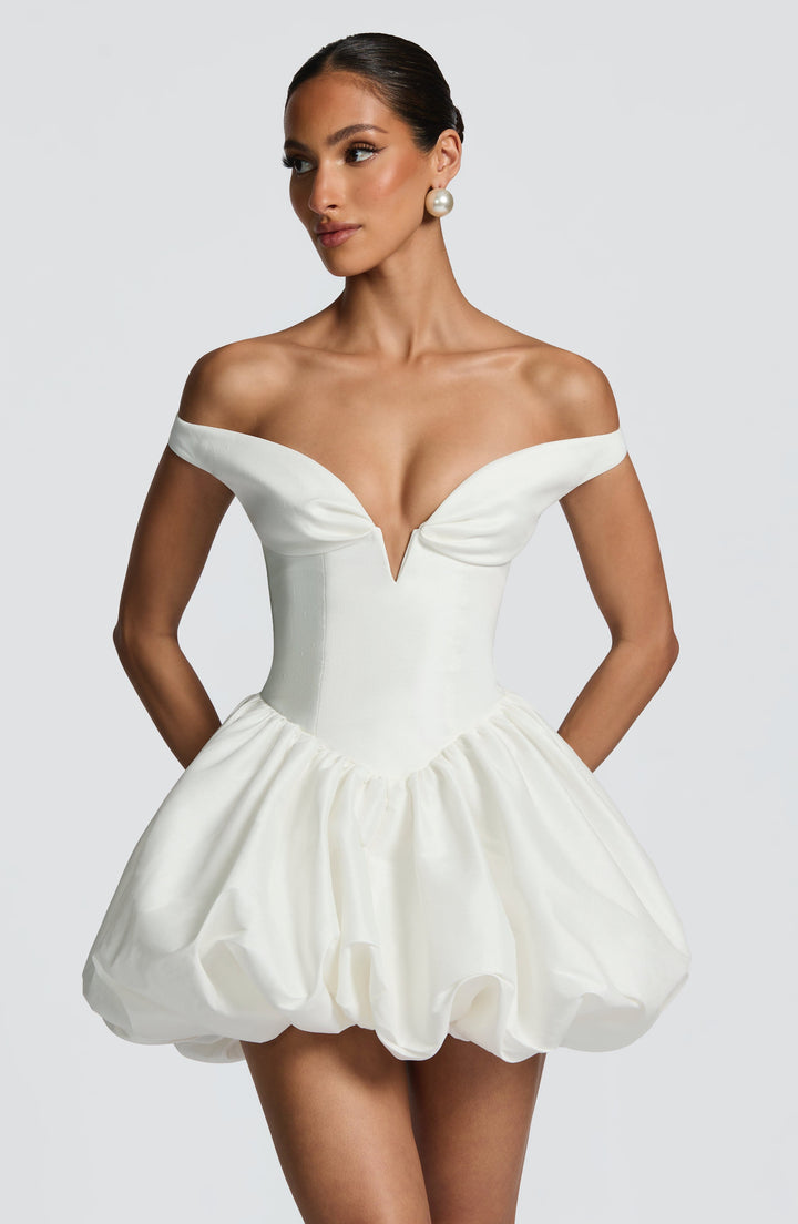 Eileen Mini Dress - Ivory