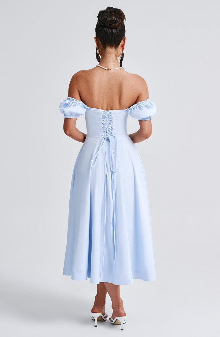 Elora Midi Dress — Azul