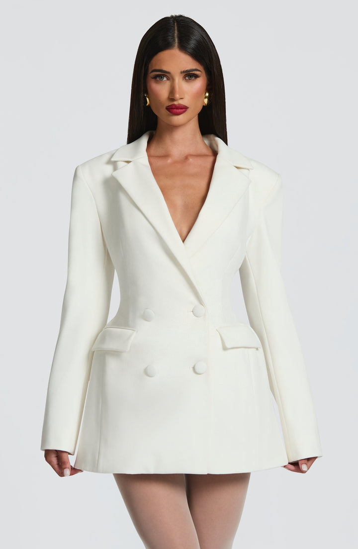Elvira Mini Dress - Ivory