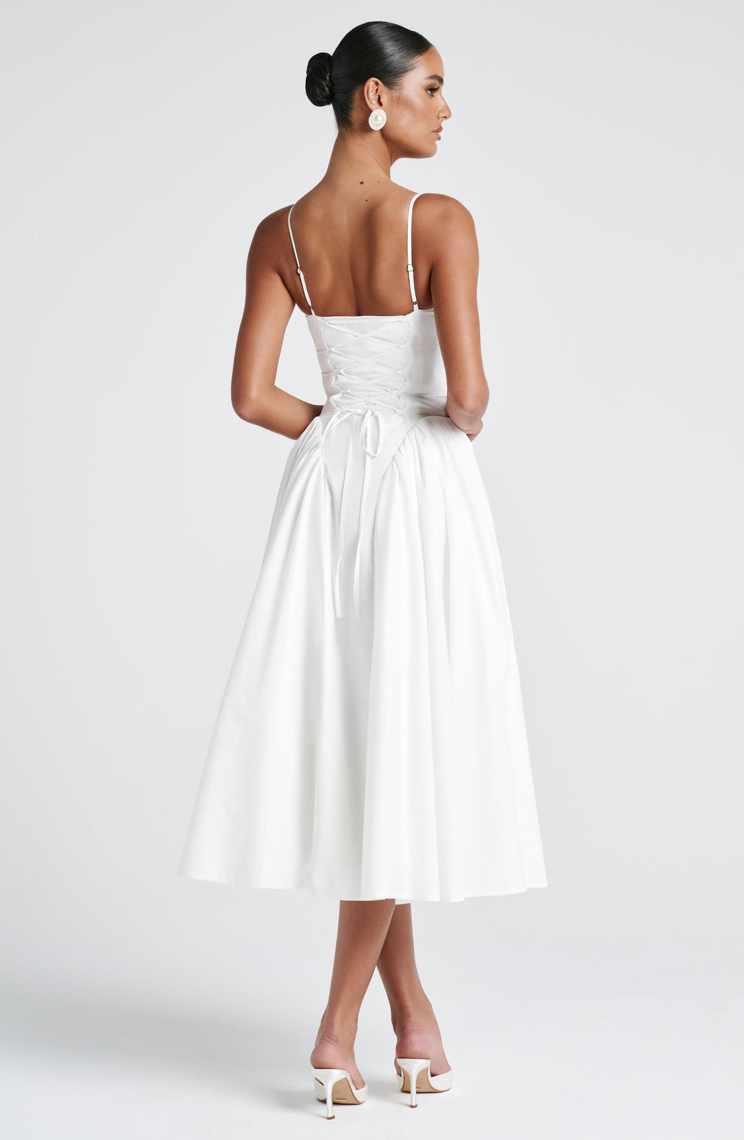 Emerson Midi Dress — Marfim