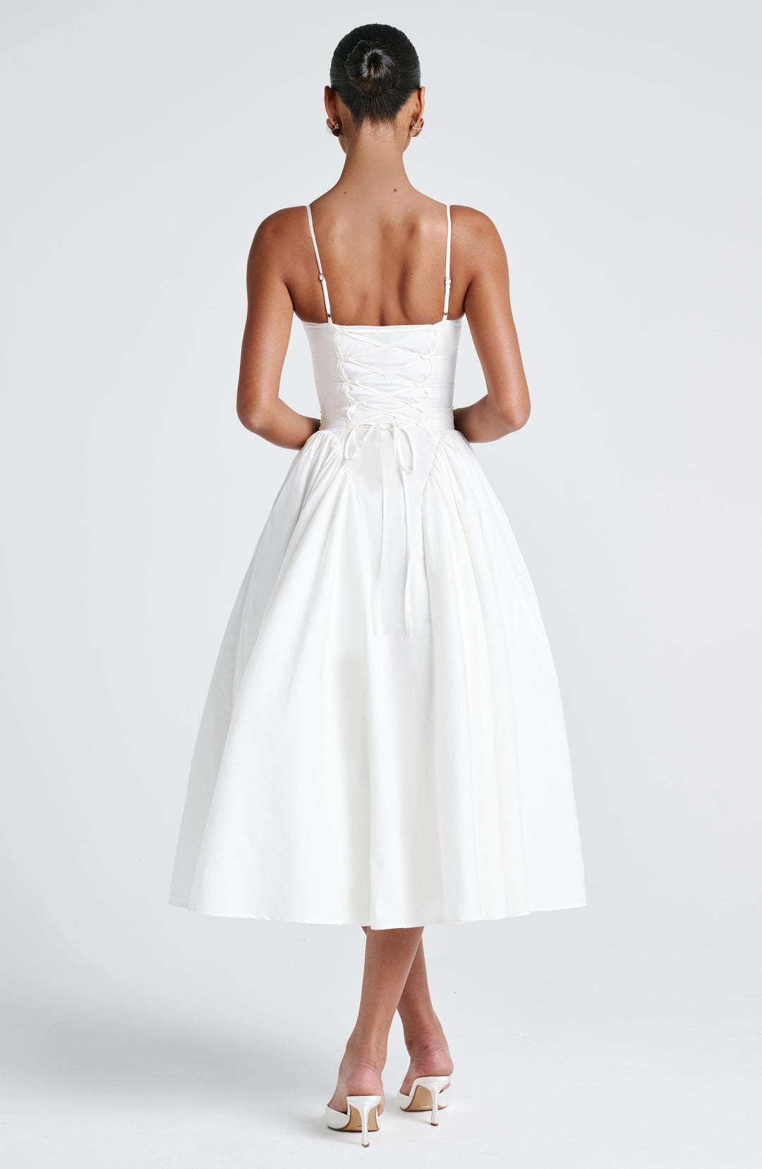Emerson Midi Dress — Marfim