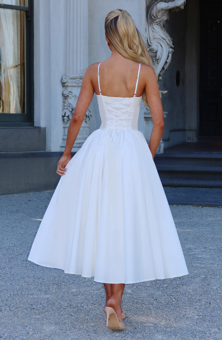 Emerson Midi Dress — Marfim