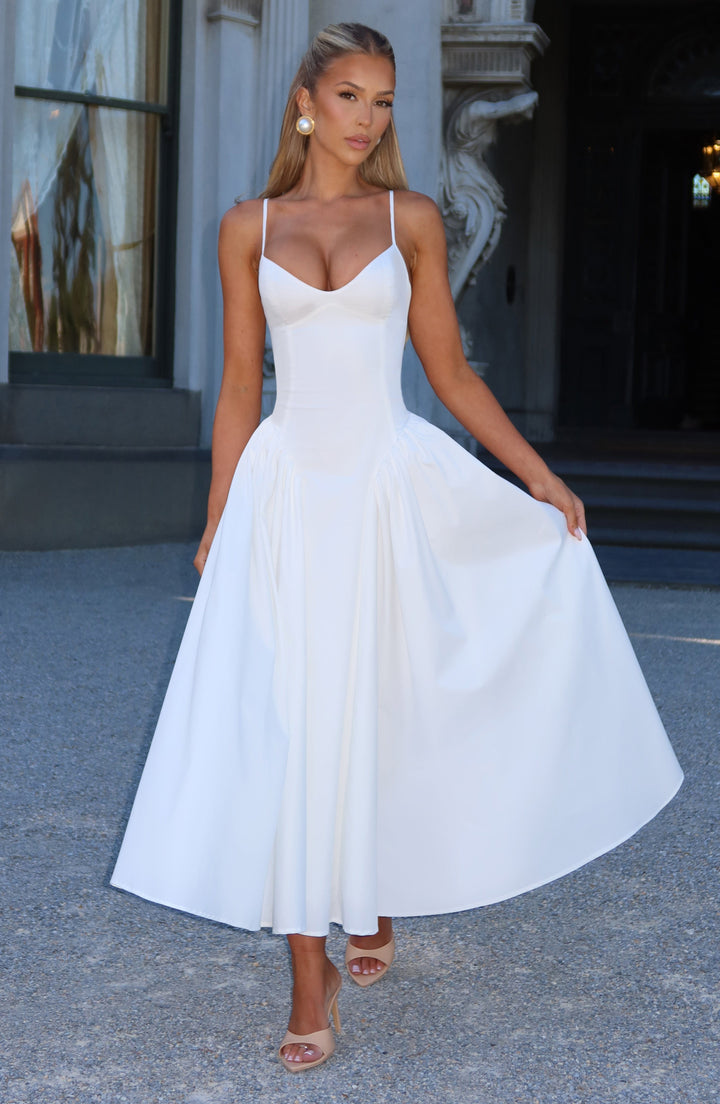 Emerson Midi Dress — Marfim