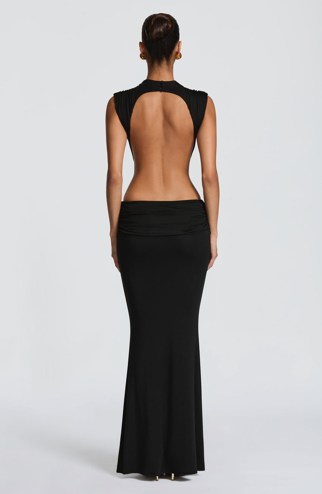 Fenella Vestido Comprido — Preto