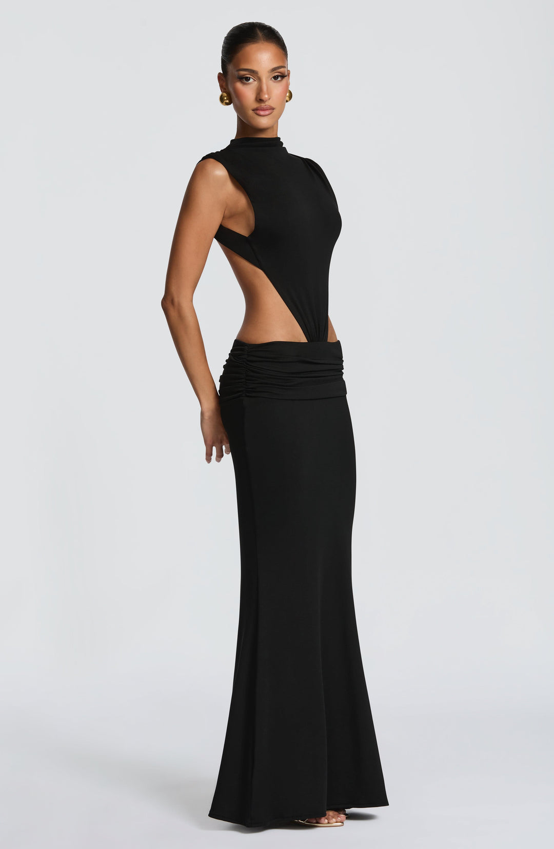 Fenella Vestido Comprido — Preto