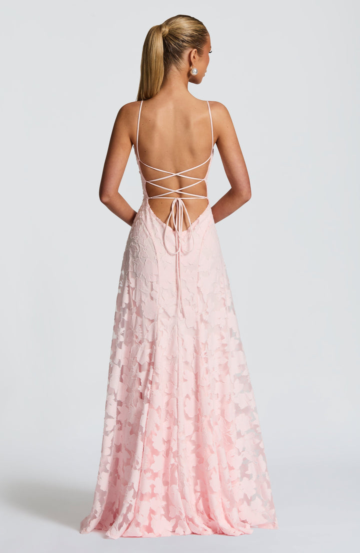 Francis Vestido Comprido — Rosa Blush