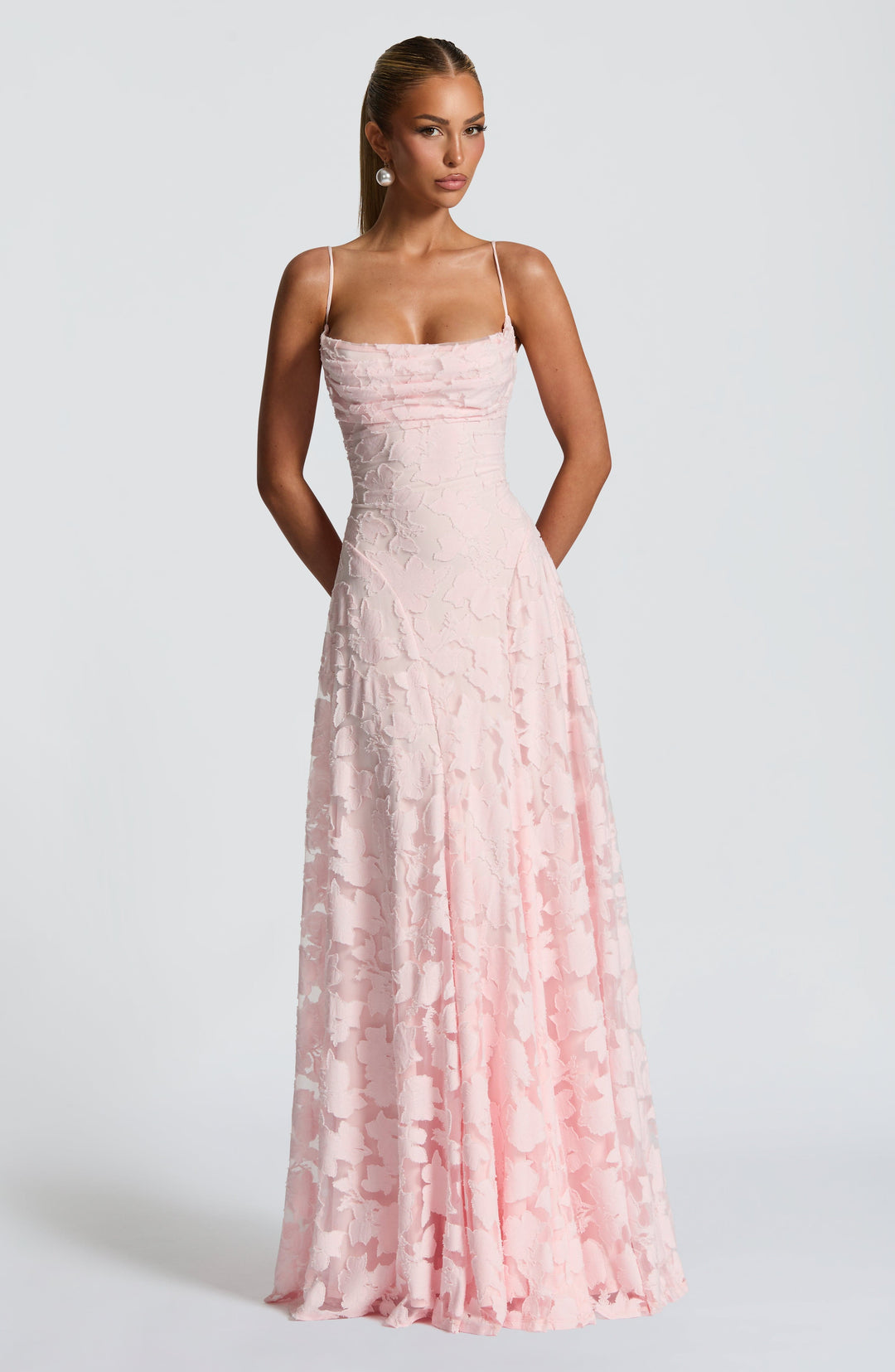 Francis Vestido Comprido — Rosa Blush