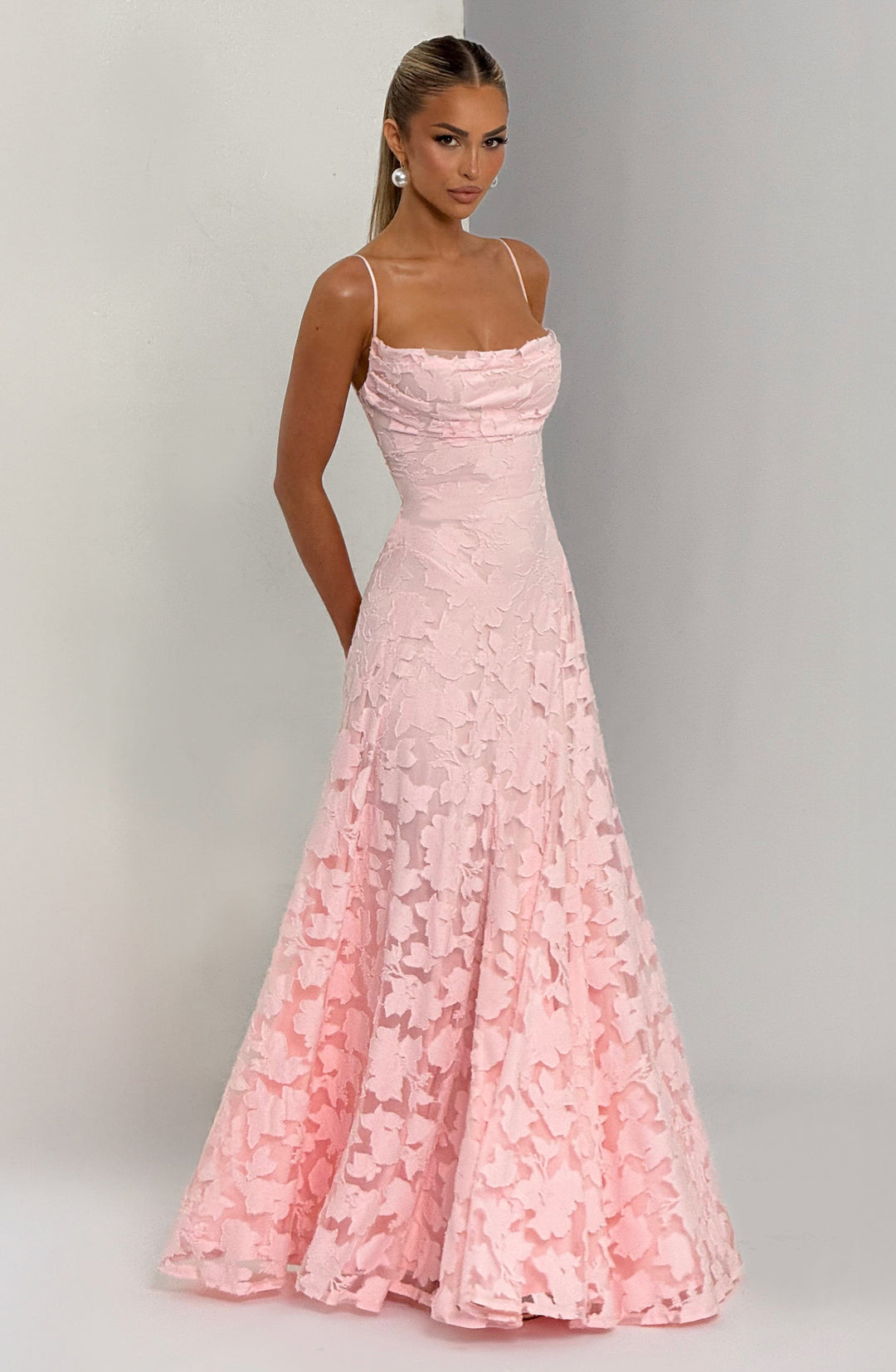 Francis Vestido Comprido — Rosa Blush