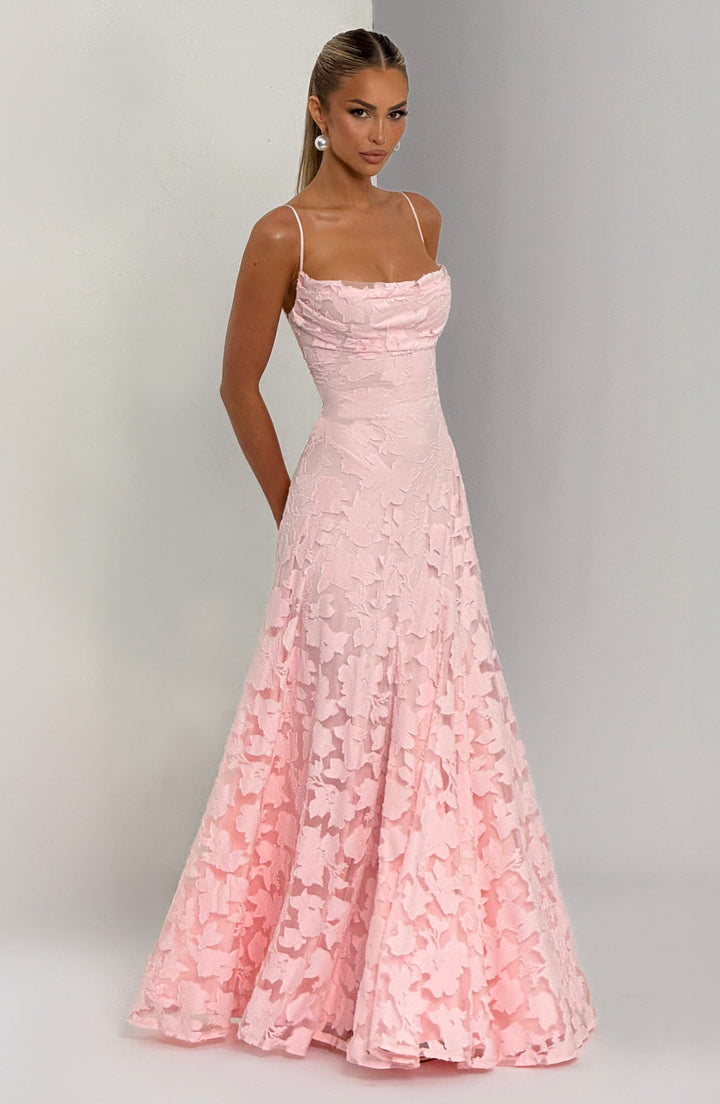 Francis Vestido Comprido — Rosa Blush