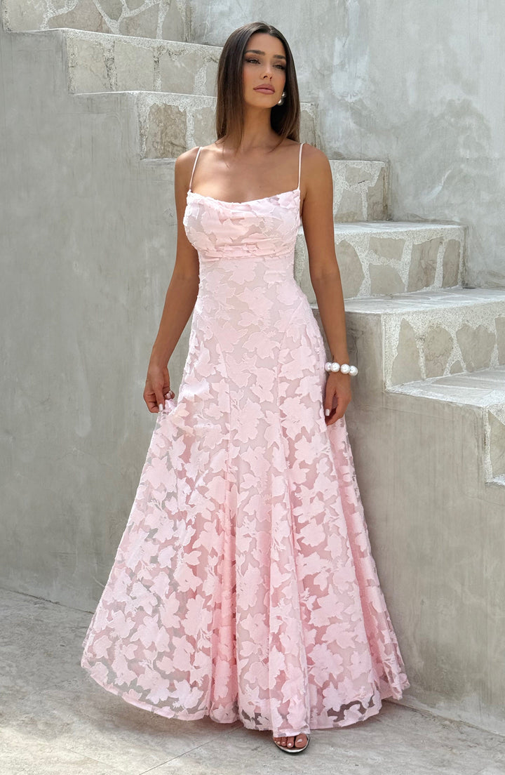 Francis Vestido Comprido — Rosa Blush