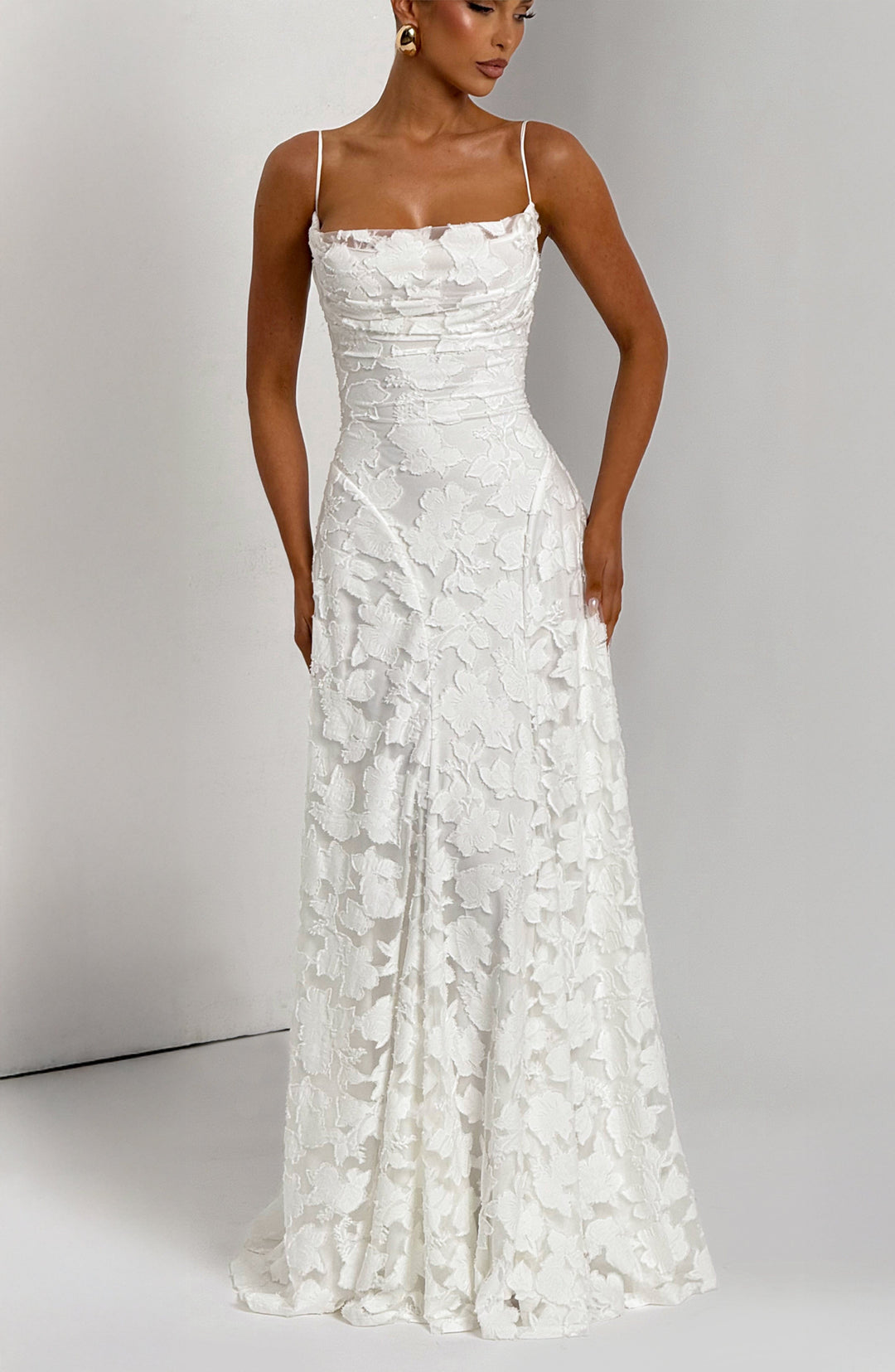 Francis Vestido Comprido — Marfim