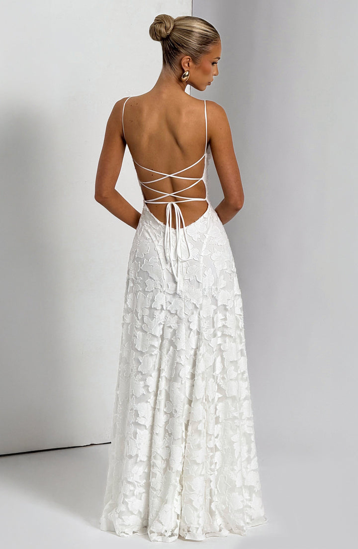 Francis Vestido Comprido — Marfim