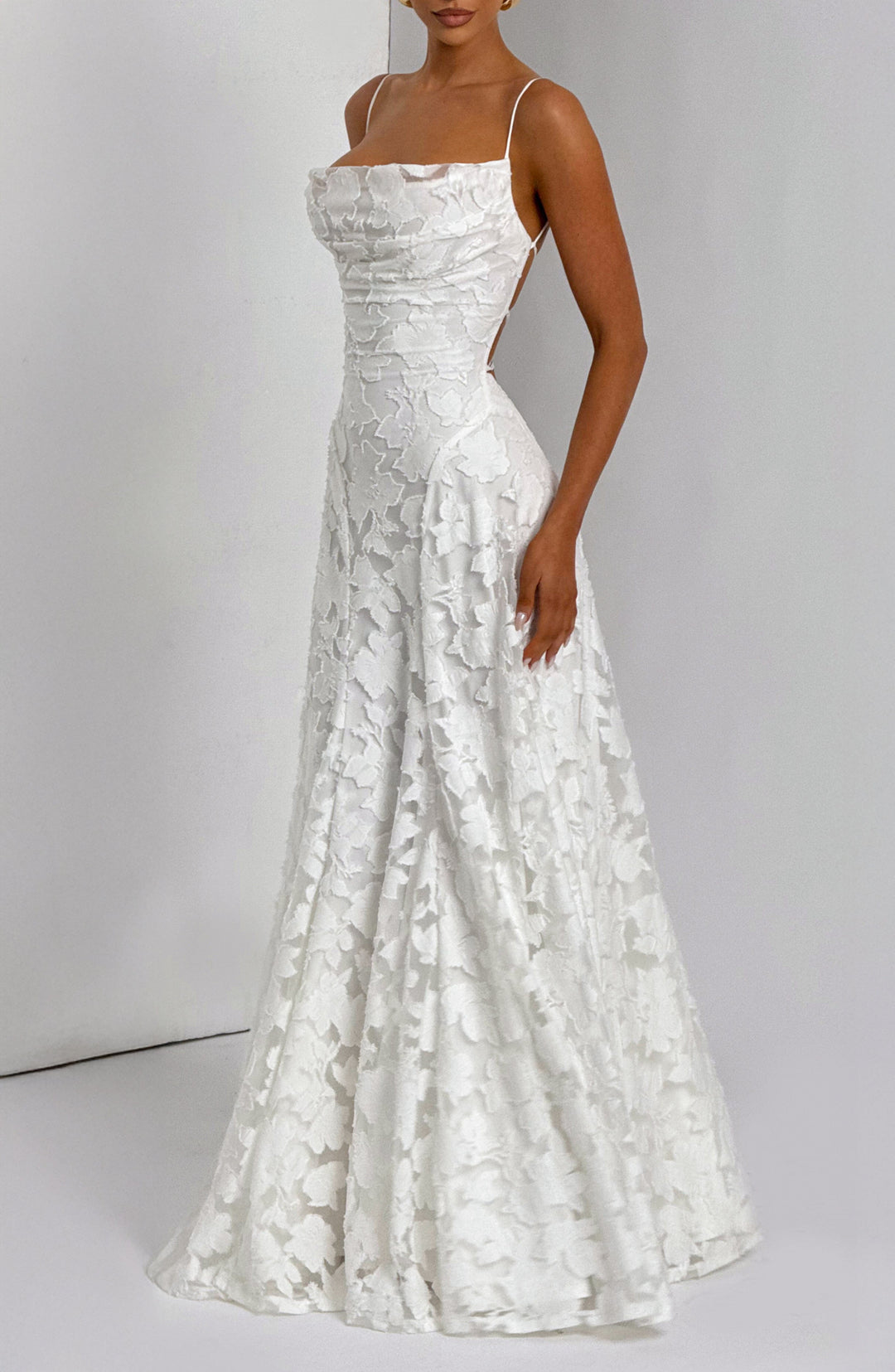 Francis Vestido Comprido — Marfim