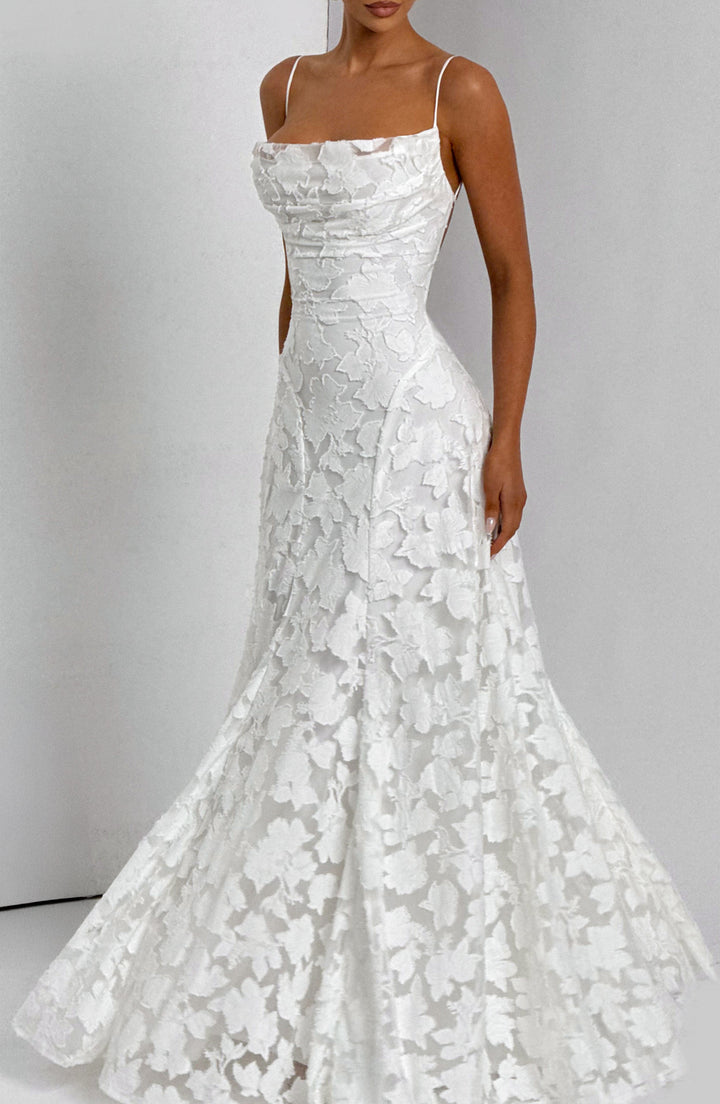 Francis Vestido Comprido — Marfim