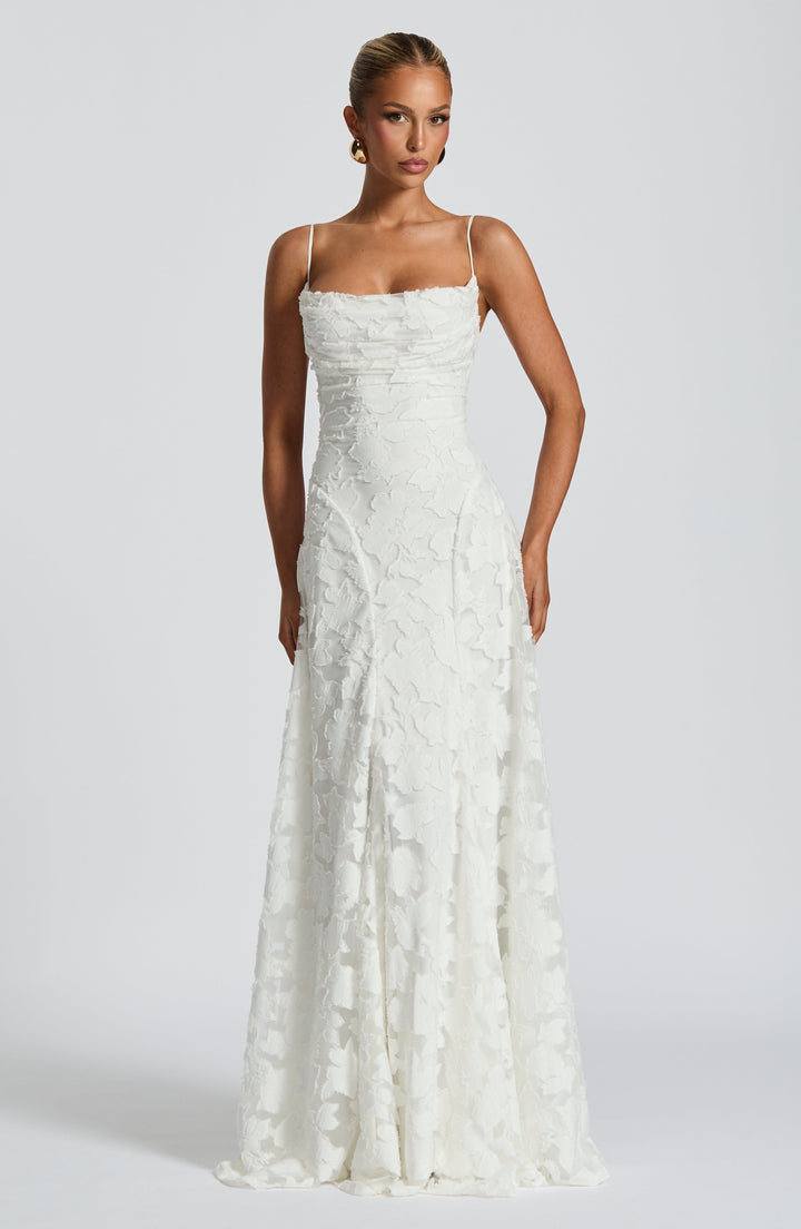 Francis Vestido Comprido — Marfim