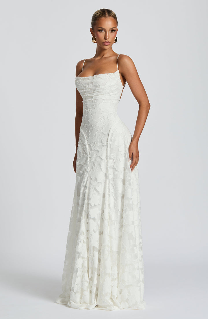 Francis Vestido Comprido — Marfim