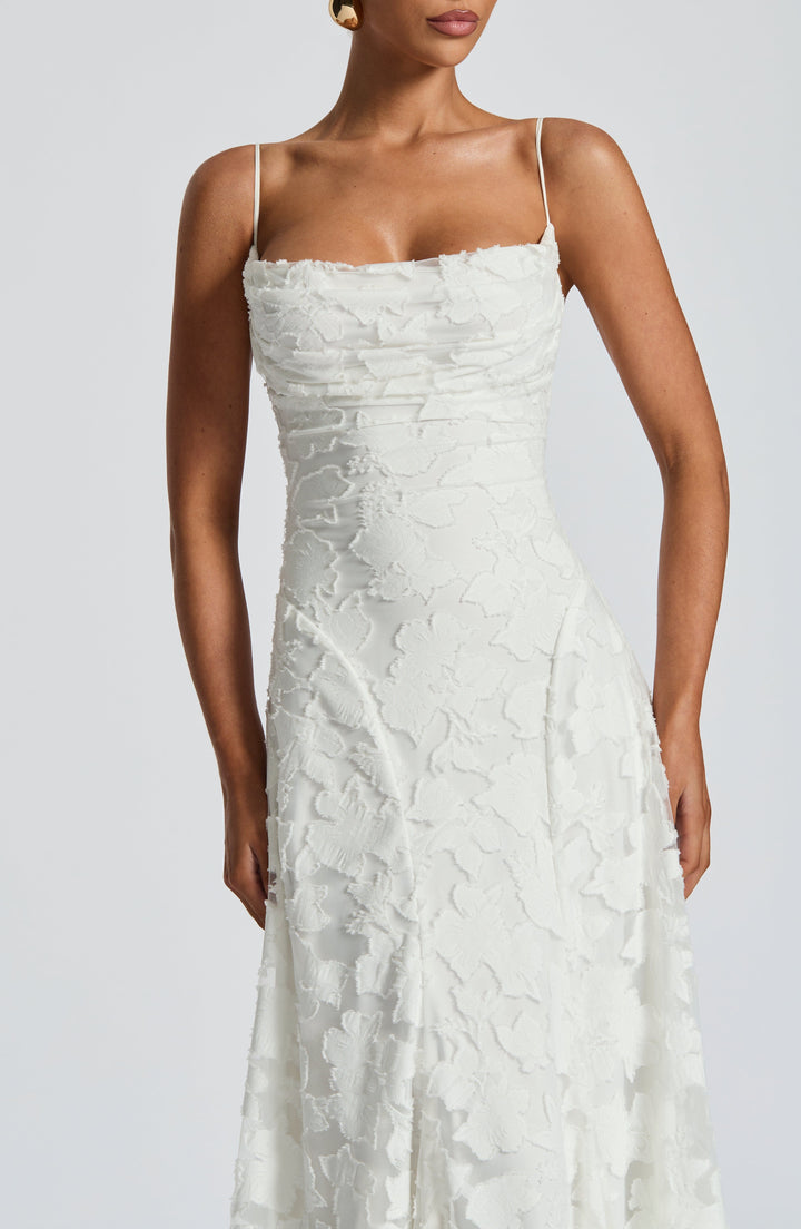 Francis Vestido Comprido — Marfim