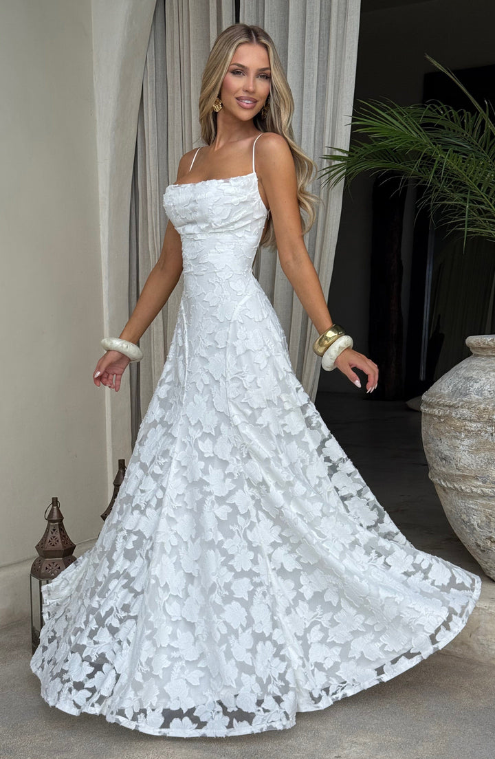 Francis Vestido Comprido — Marfim