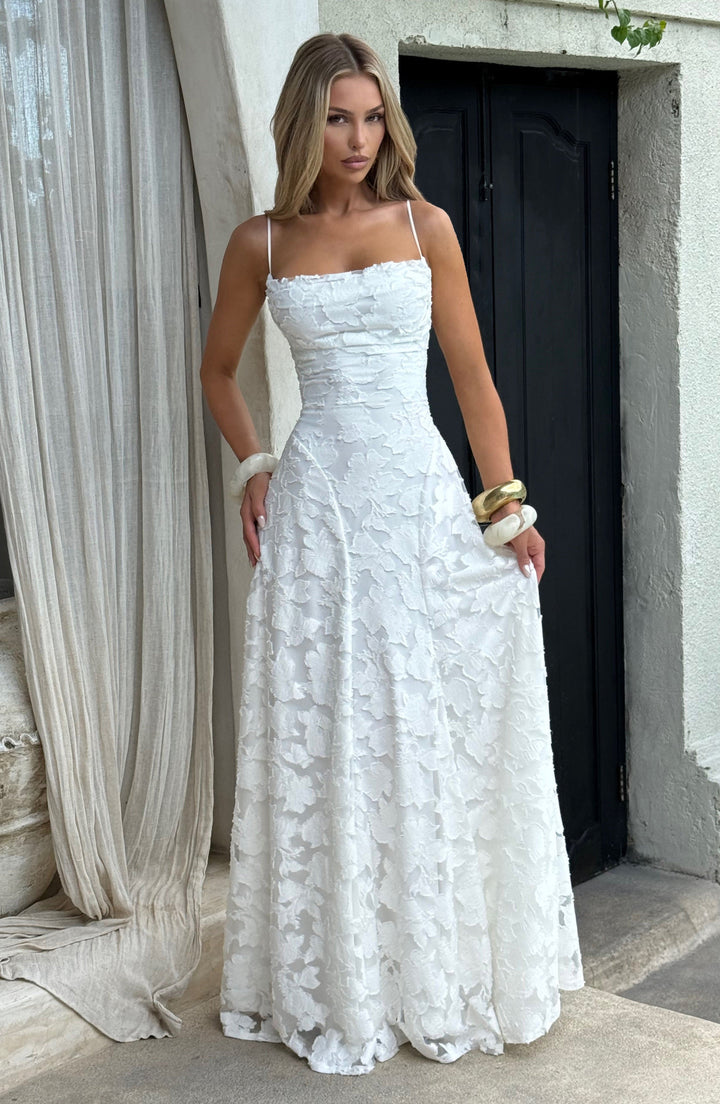 Francis Vestido Comprido — Marfim