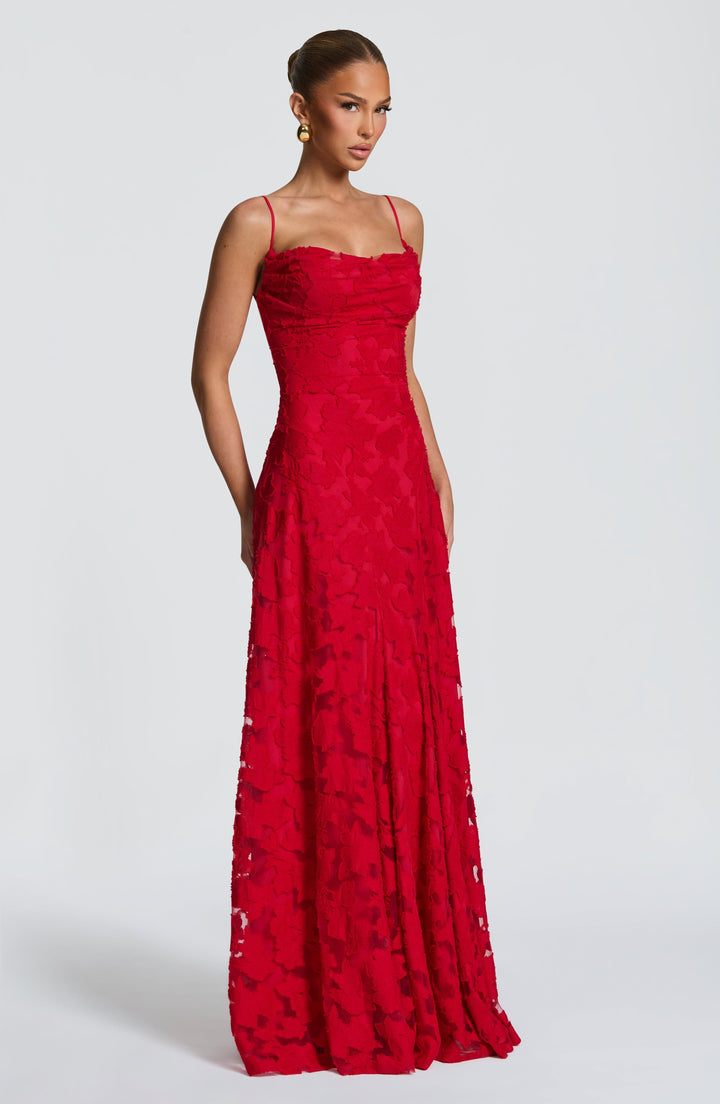 Francis Vestido Comprido — Vermelho