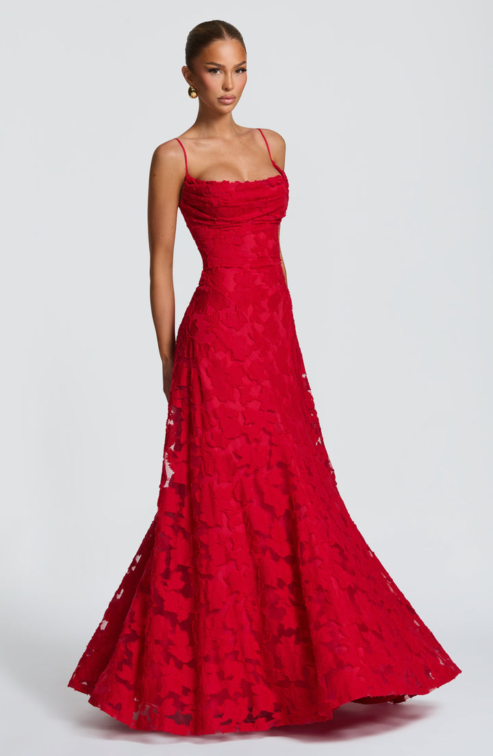 Francis Vestido Comprido — Vermelho