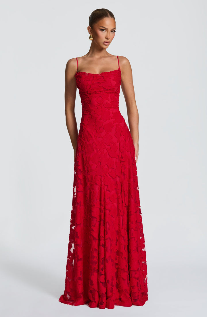 Francis Vestido Comprido — Vermelho
