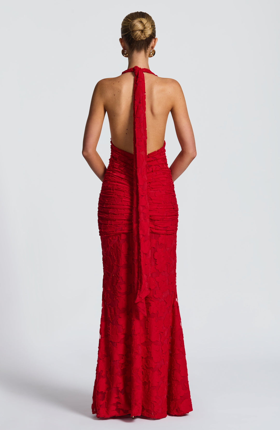 Guinevere Vestido Comprido — Vermelho