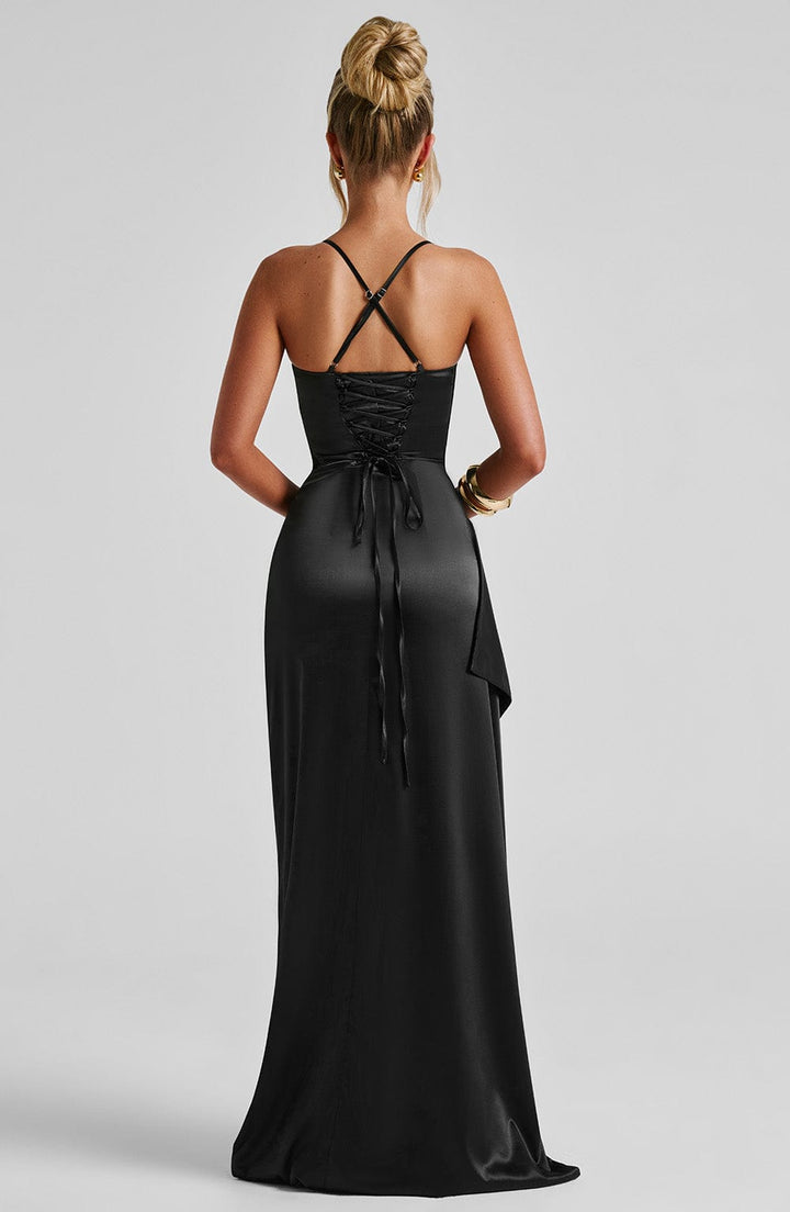 Helen Vestido Comprido — Preto