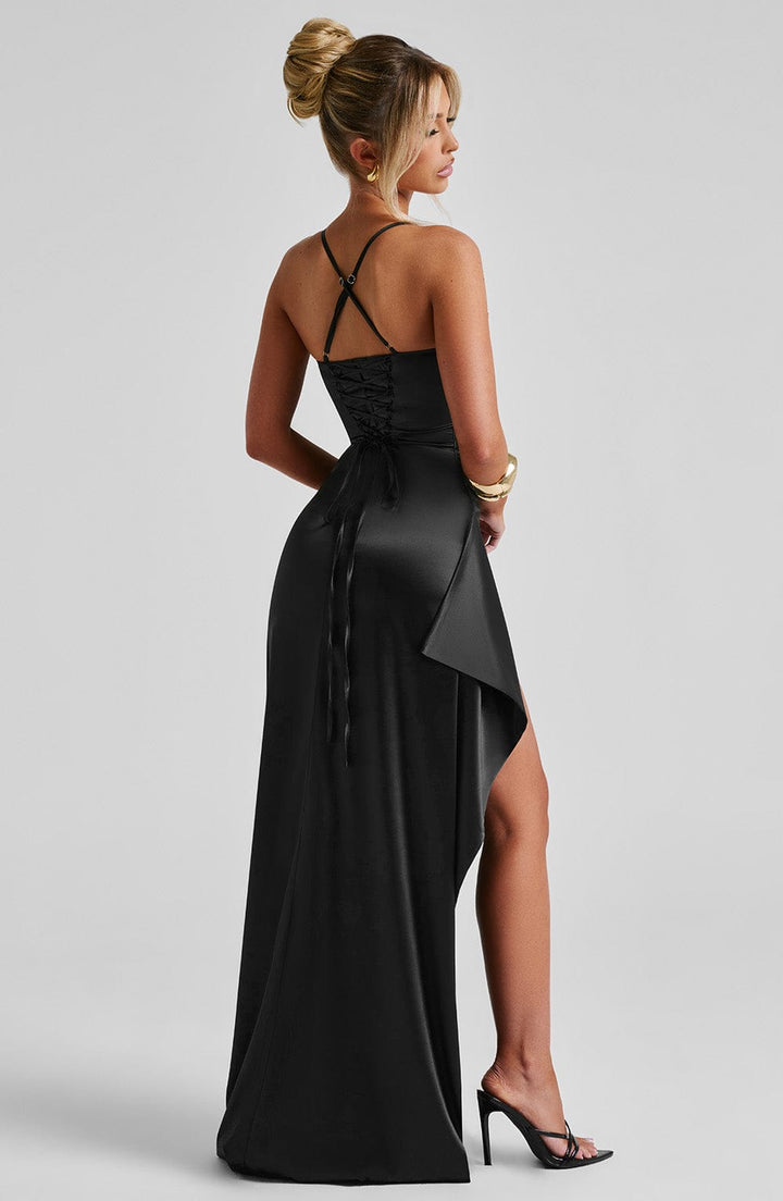 Helen Vestido Comprido — Preto