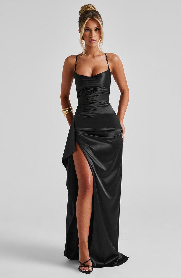 Helen Vestido Comprido — Preto