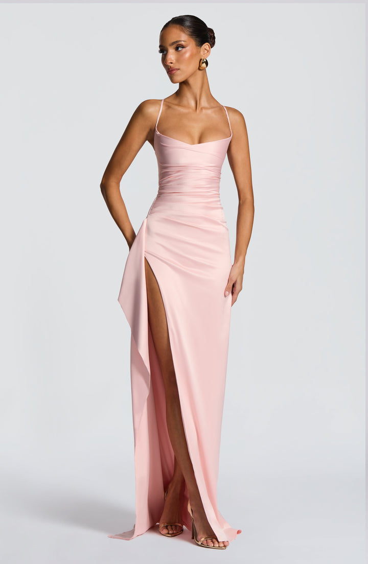 Helen Vestido Comprido — Rosa Blush