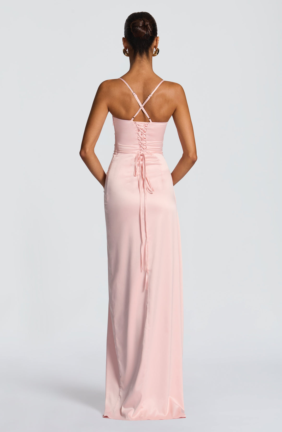 Helen Vestido Comprido — Rosa Blush