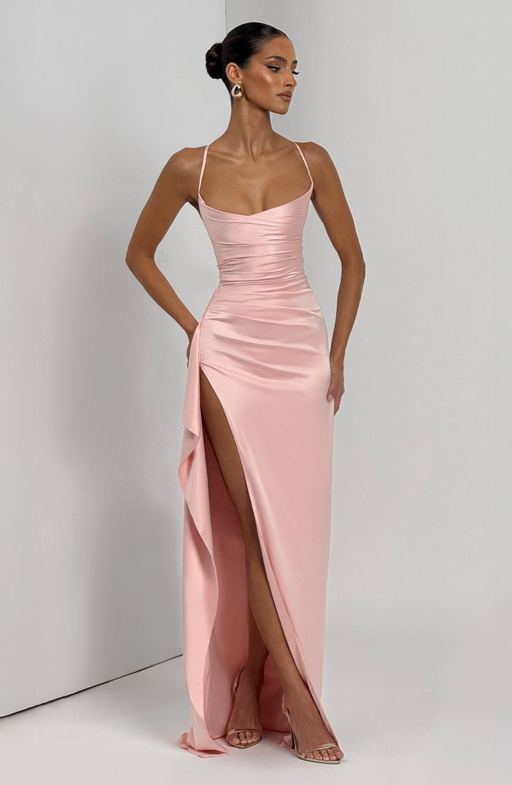 Helen Vestido Comprido — Rosa Blush