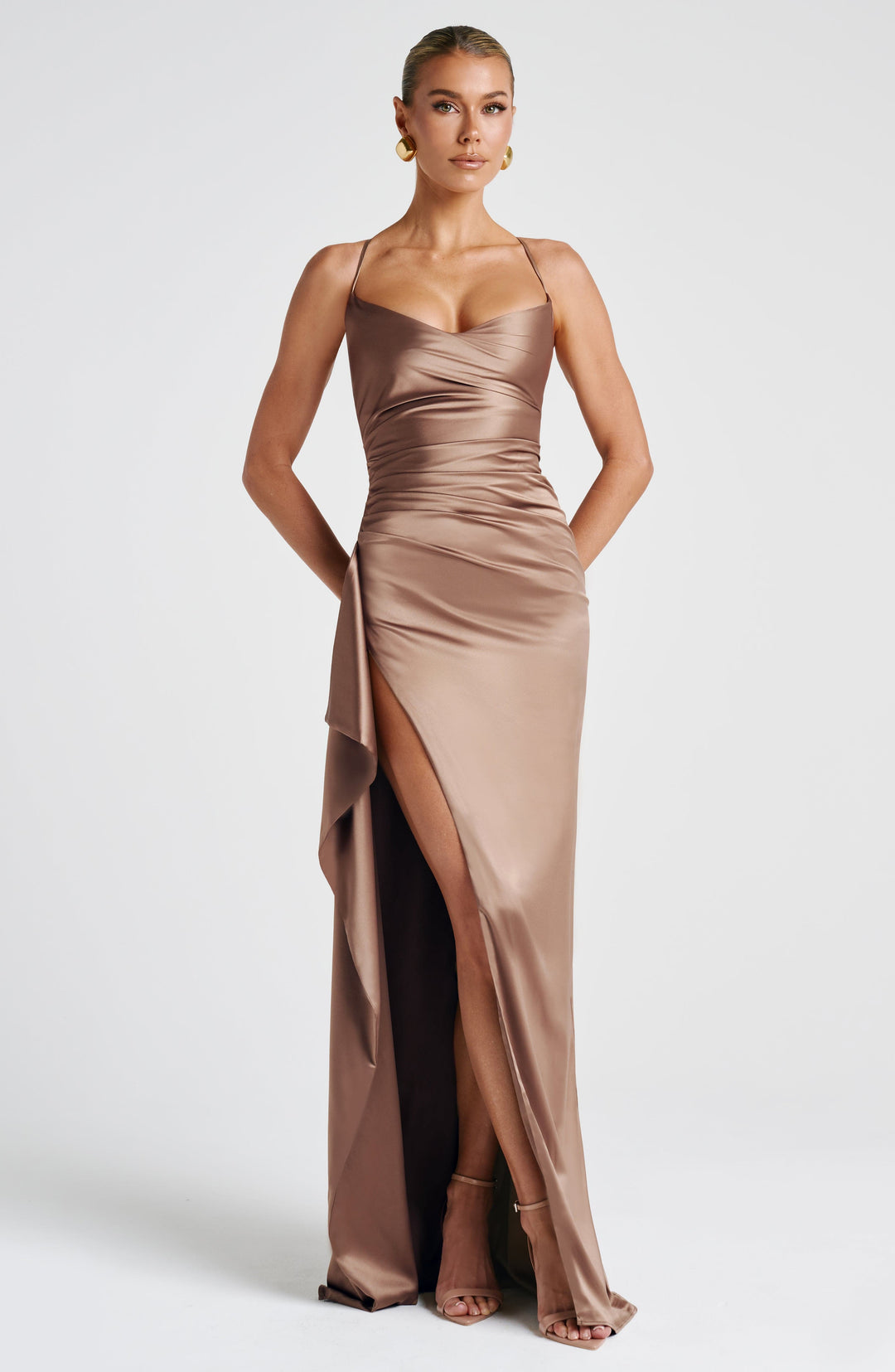 Helen Vestido Comprido — Avelã