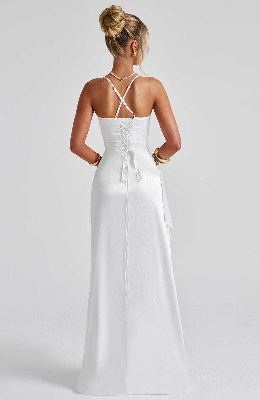 Helen Vestido Comprido — Marfim