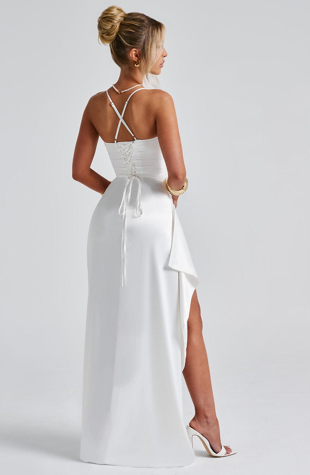 Helen Vestido Comprido — Marfim
