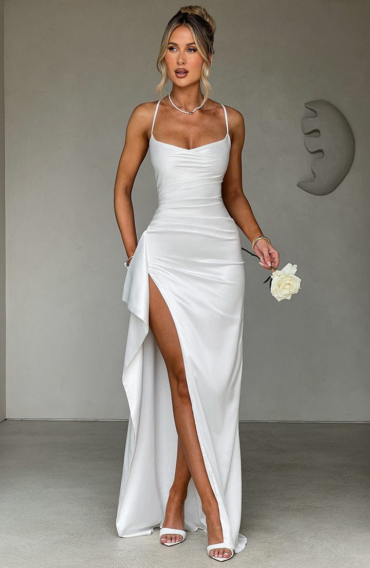 Helen Vestido Comprido — Marfim