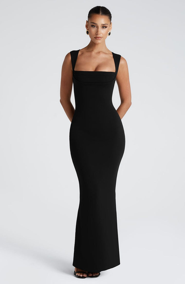 Helena Vestido Comprido — Preto