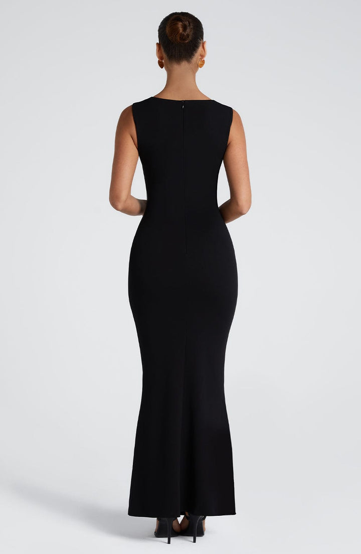 Helena Vestido Comprido — Preto