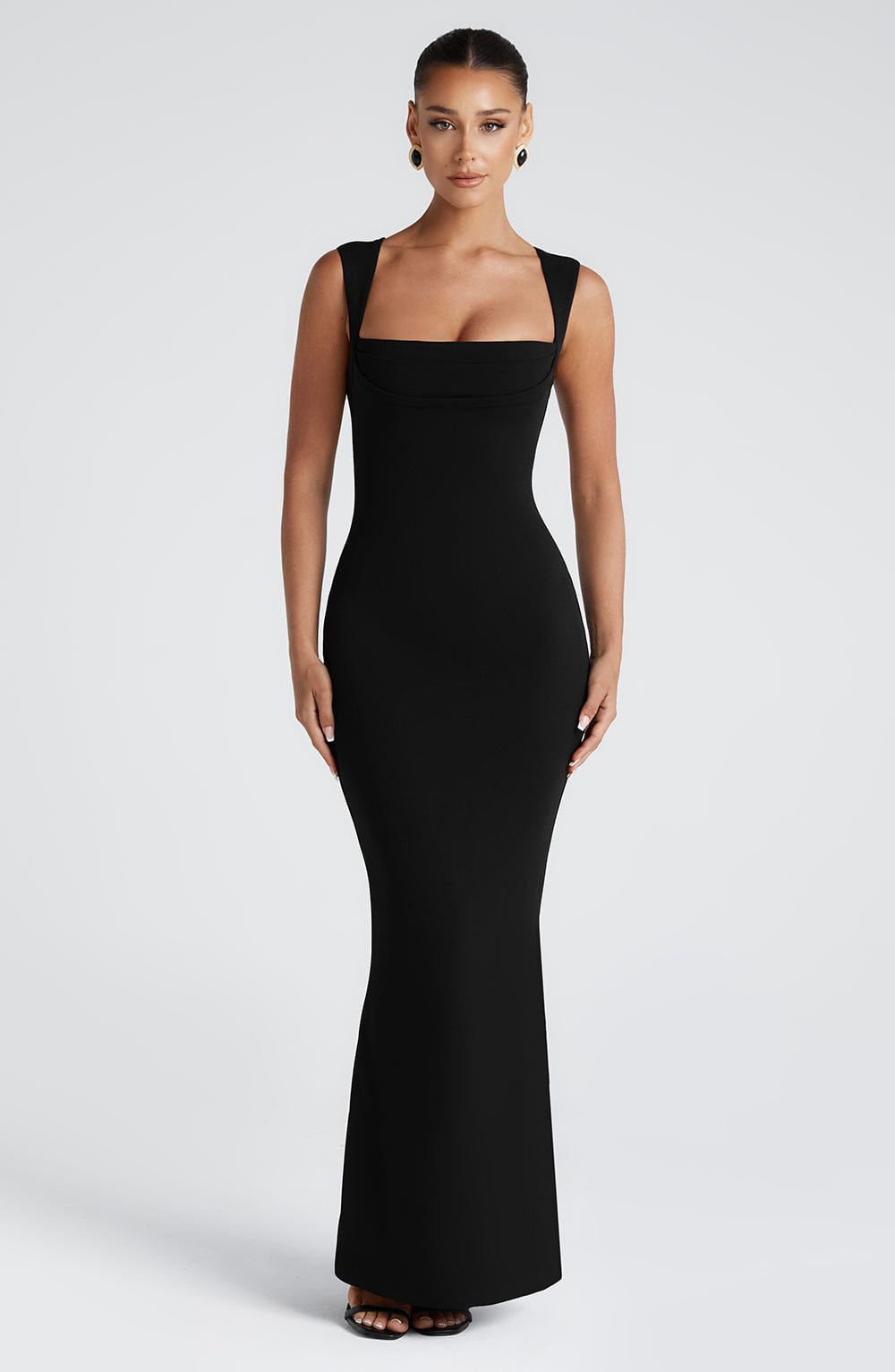 Helena Vestido Comprido — Preto