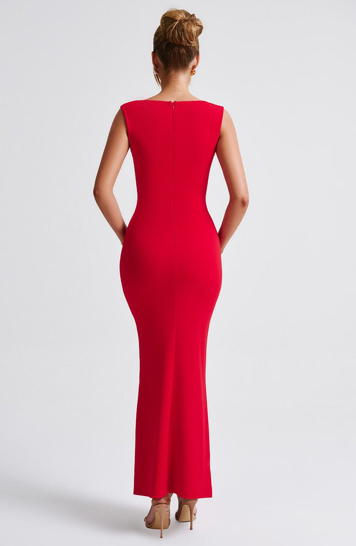 Helena Vestido Comprido — Vermelho