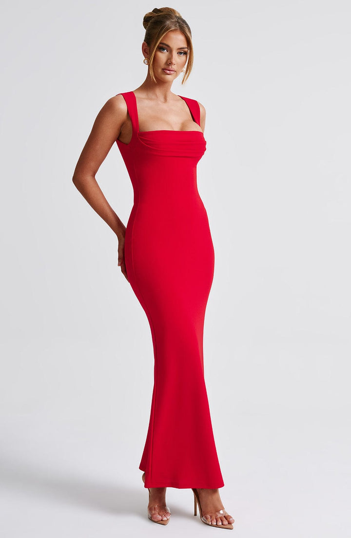 Helena Vestido Comprido — Vermelho